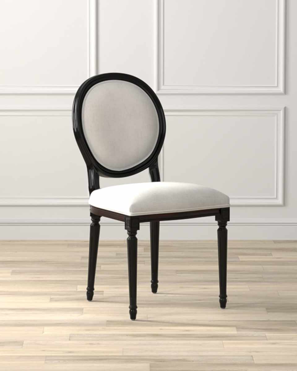 Hugo Oval Side Dining Chairs, Set of 2